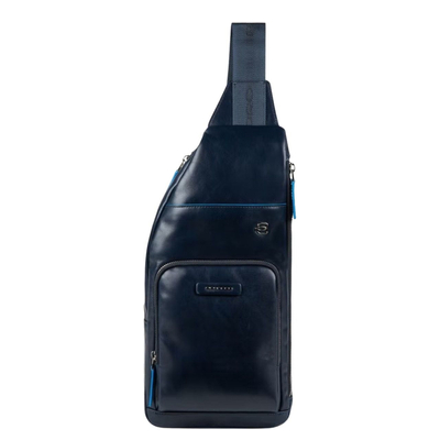 Piquadro Blue Square Mono Sling Bag night blue