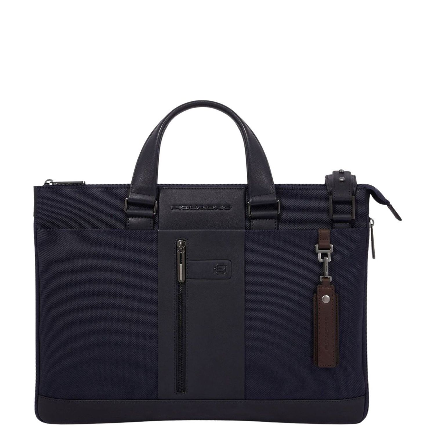 Piquadro laptoptas blauw