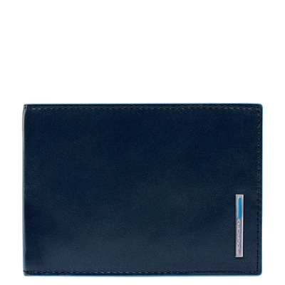 Piquadro Blue Square Mens Wallet night blue