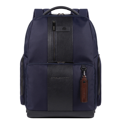 Piquadro Brief 2 Fast-check Laptop Backpack 15.6" dark blue