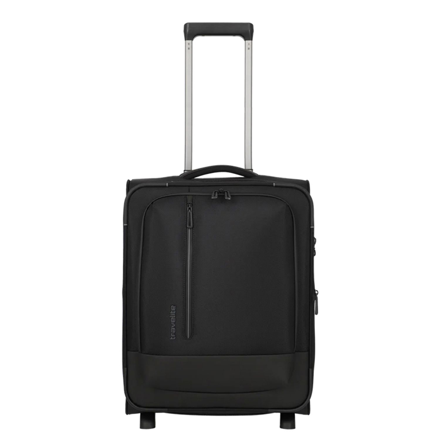 Travelite Crosslite 5.0 2 Wheel Trolley S Expandable black zachte koffer