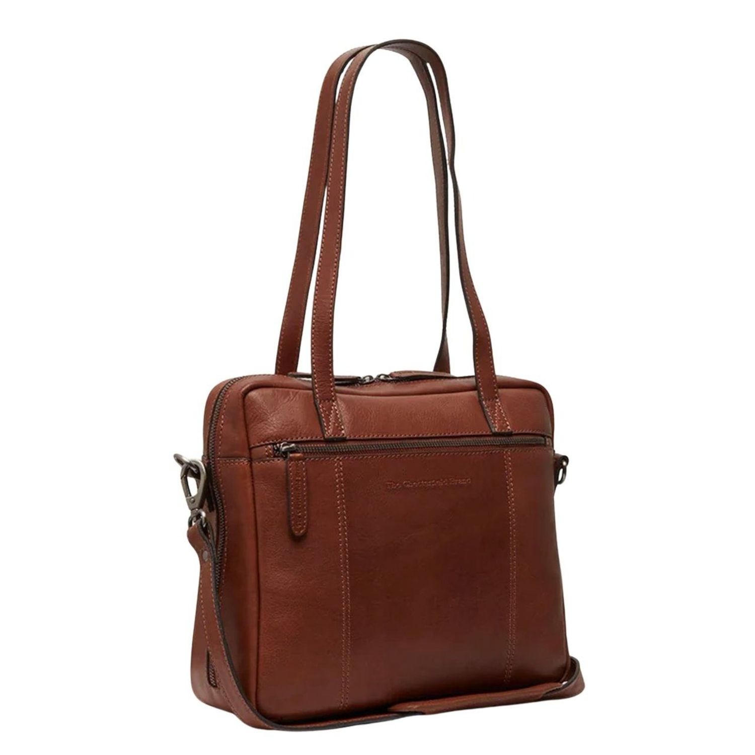 Chesterfield Soft Class Puglia schoudertas 14" Cognac