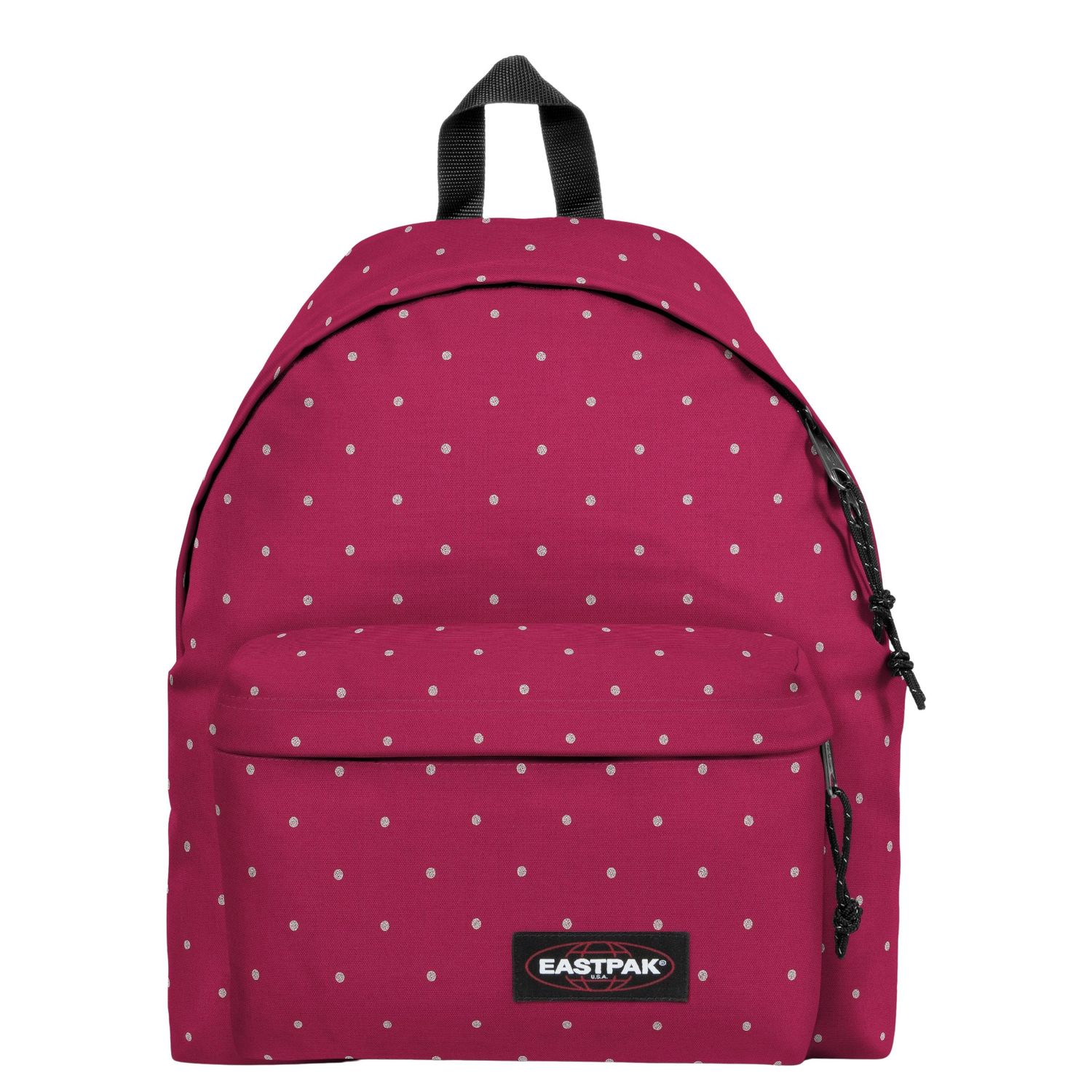 Eastpak Padded Pak'r rugzak zilver en rood