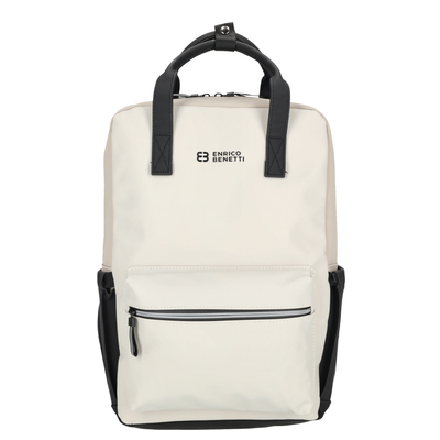 Enrico Benetti Bergen Waterproof Laptop Backpack 17" black-beige