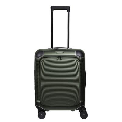 Travelite Millennium Spinner Cabin Trolley Frontpocket pine green