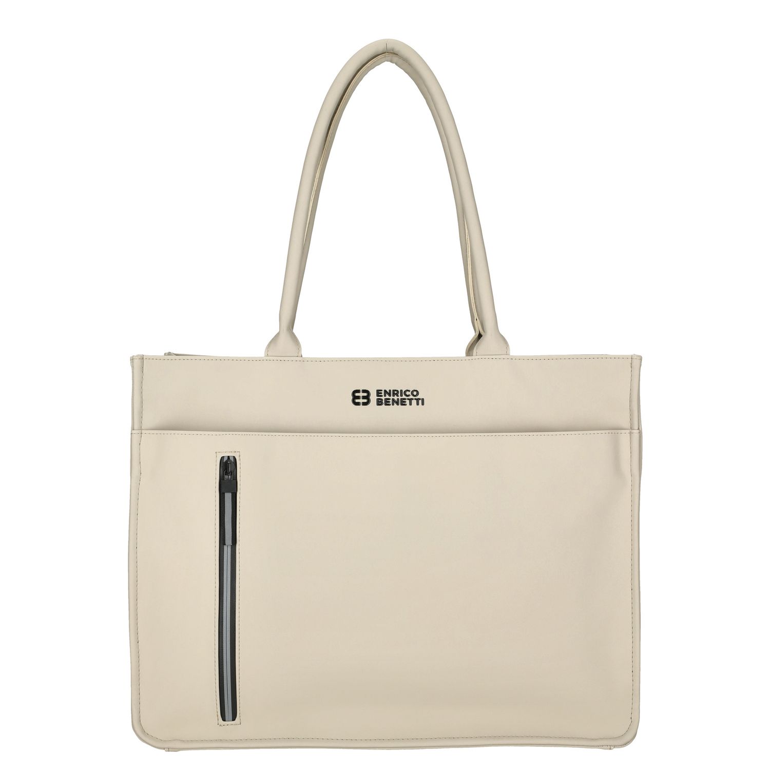 Enrico Benetti schoudertas grijs en taupe