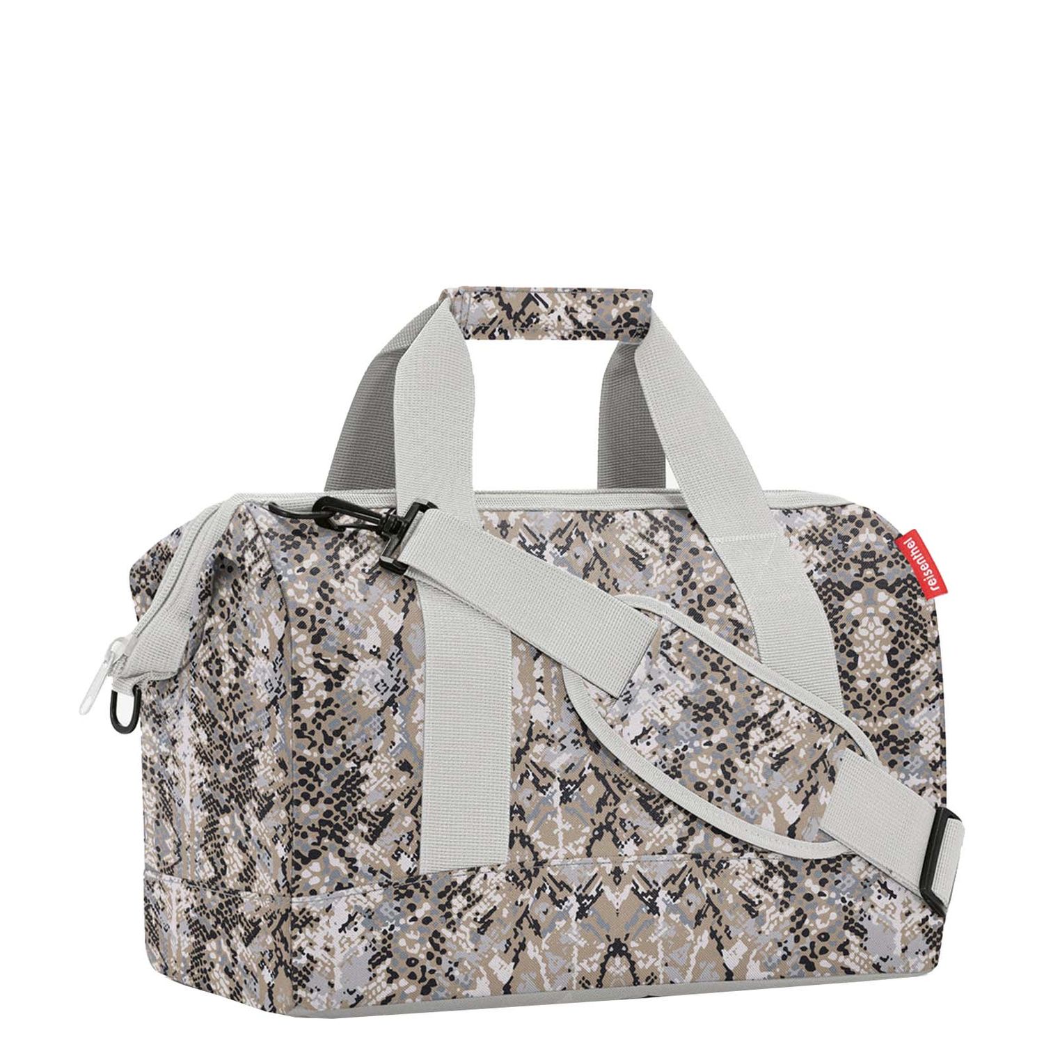 Reisenthel Allrounder M weekendtas grijs, beige en bruin