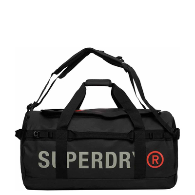 Superdry Tarp Barrel Bag black
