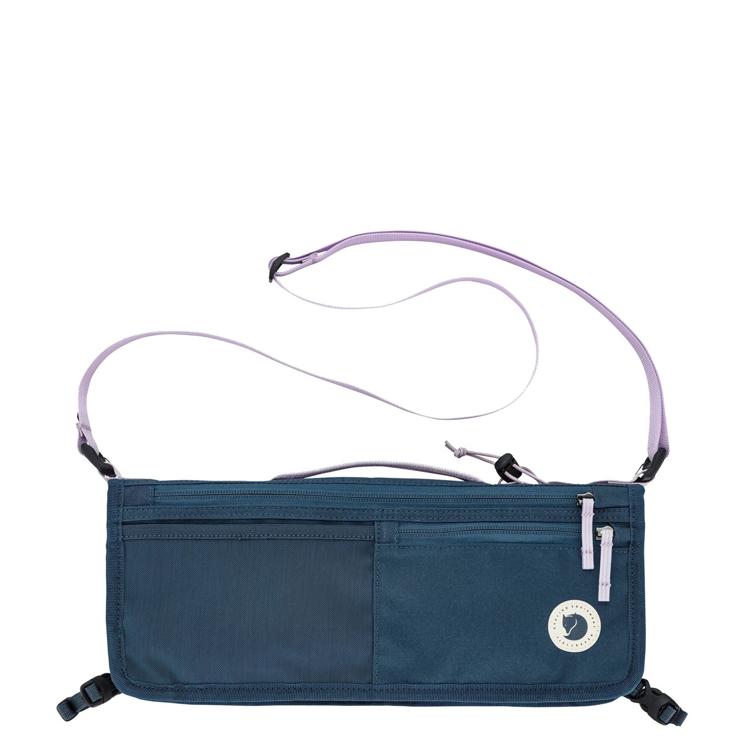 Fjällräven fietstas blauw