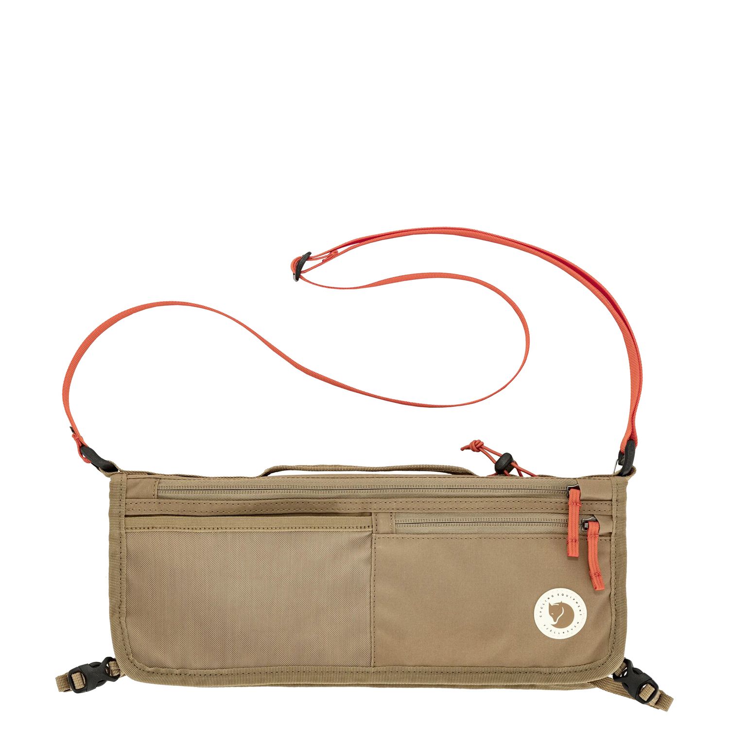 Fjällräven fietstas bruin
