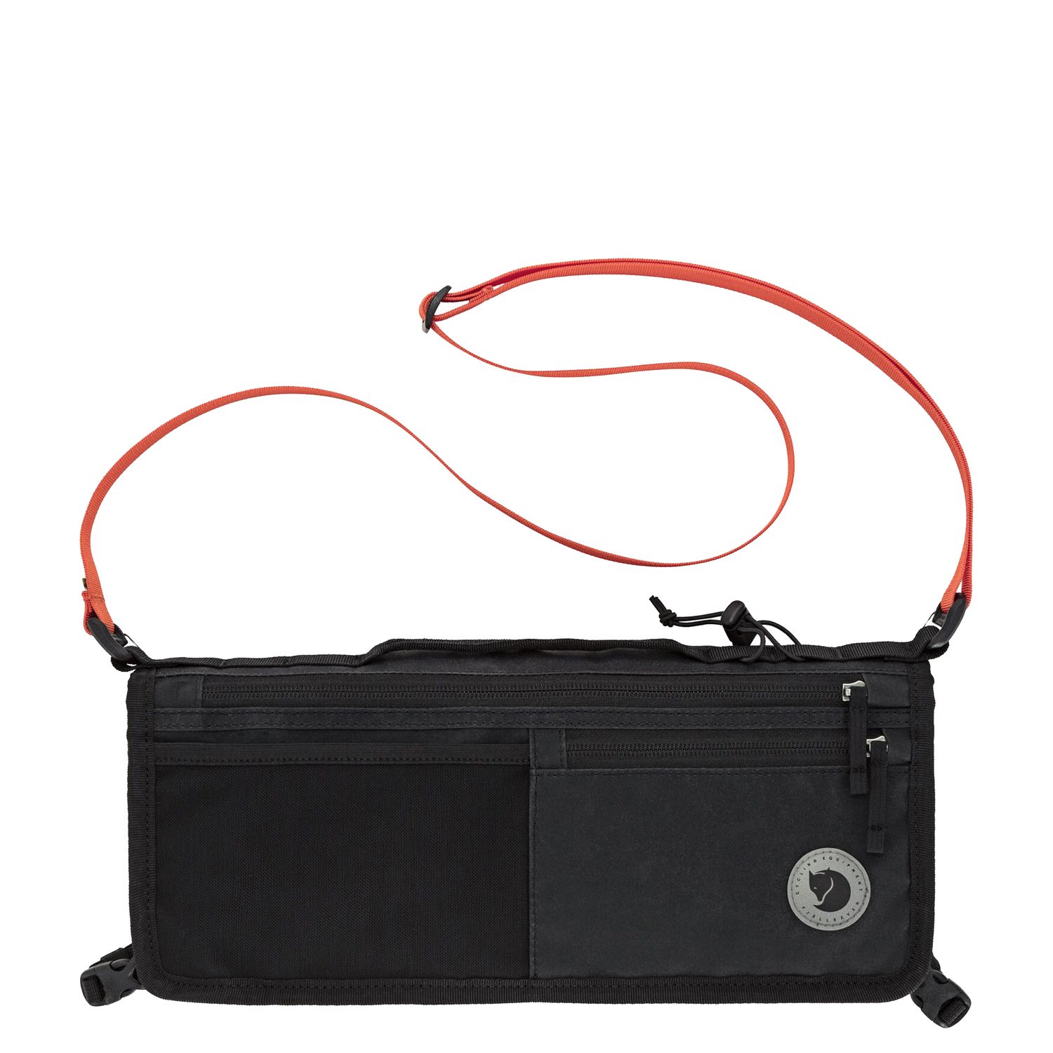 Fjällräven fietstas zwart