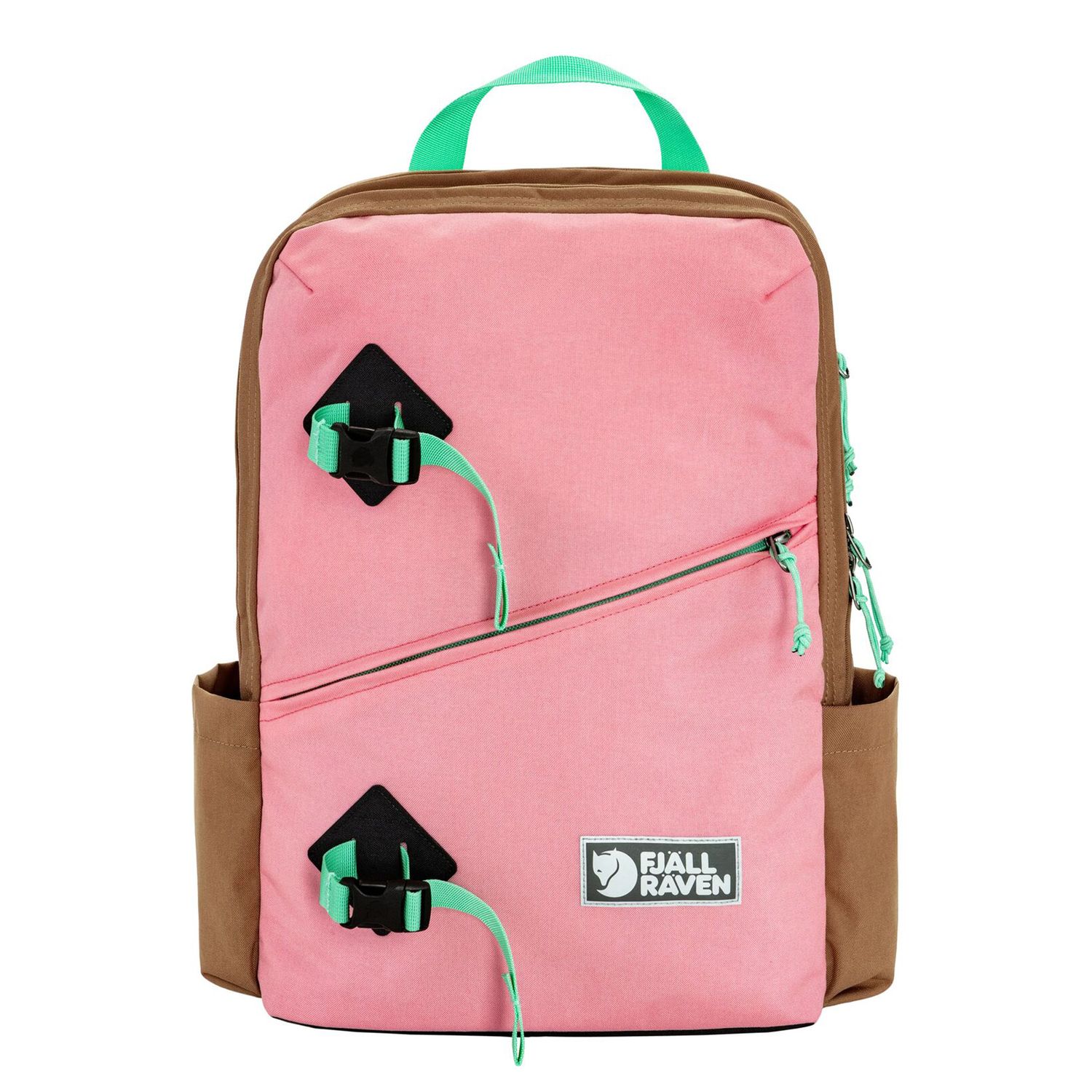 Fjällräven Vardag rugzak khaki, roze en multicolor