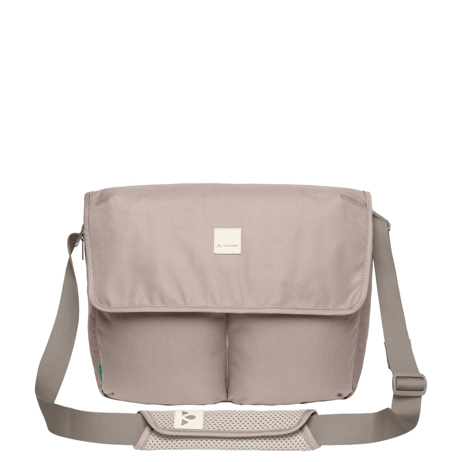 Vaude Coreway messenger bag grijs en taupe