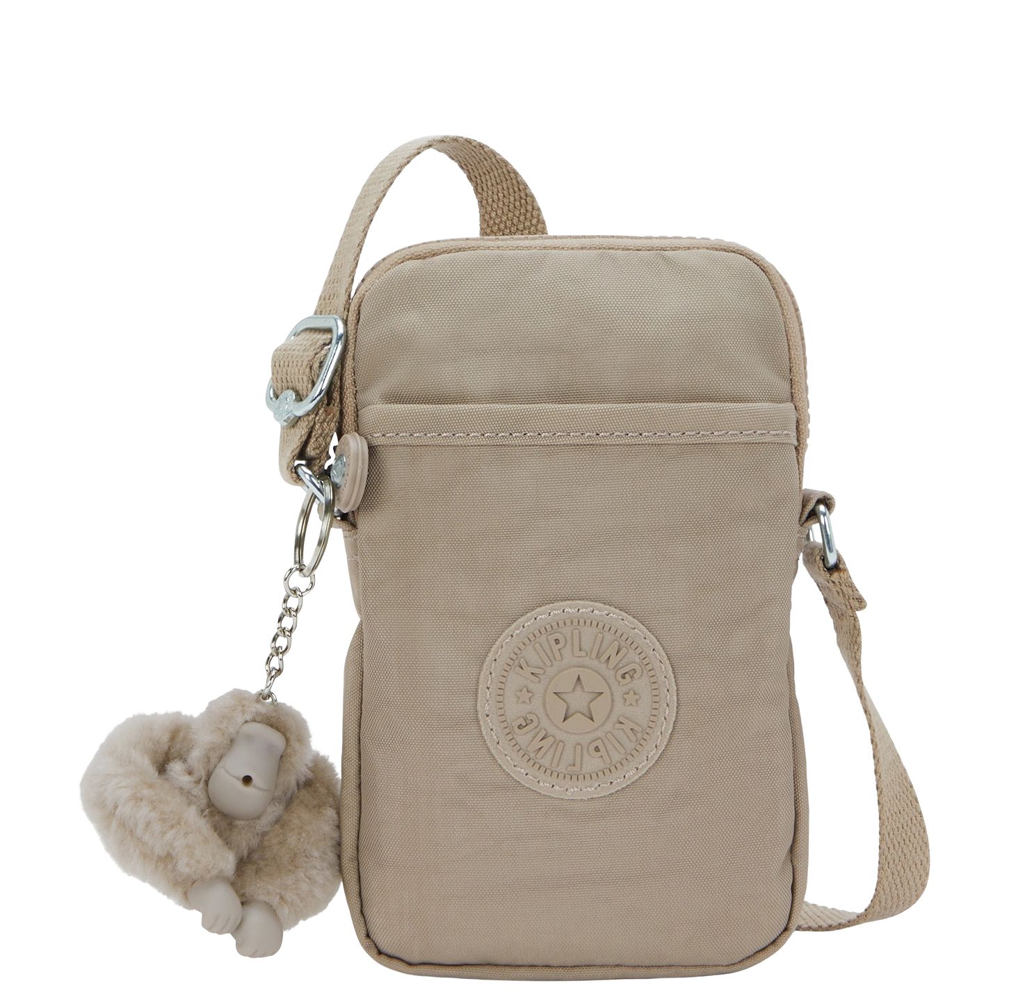 Kipling Tally crossbodytas grijs en taupe
