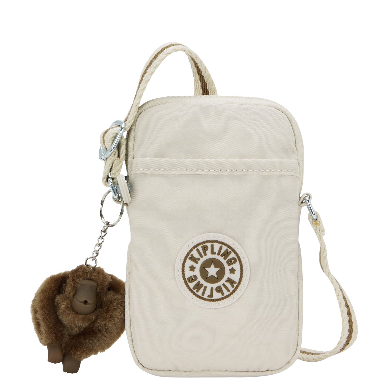 Kipling Tally crossbodytas beige en bruin