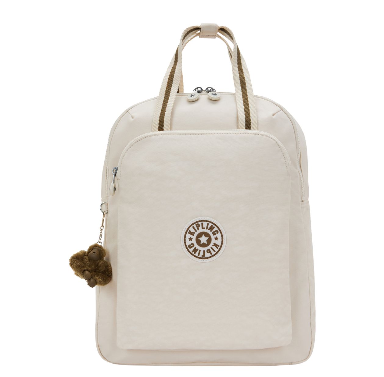 Kipling Laptop Rugzakken beige en bruin