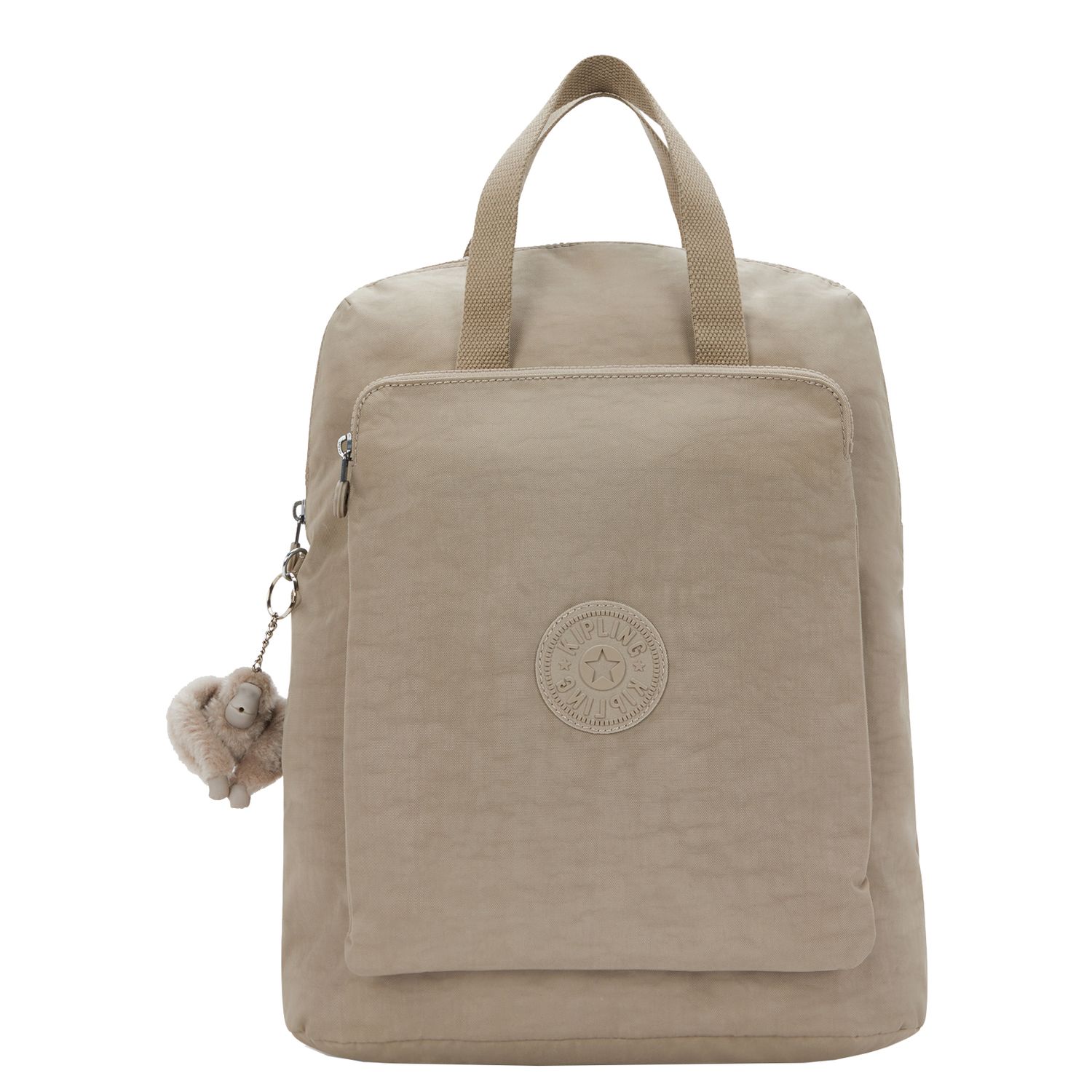 Kipling Laptop Rugzakken grijs en taupe