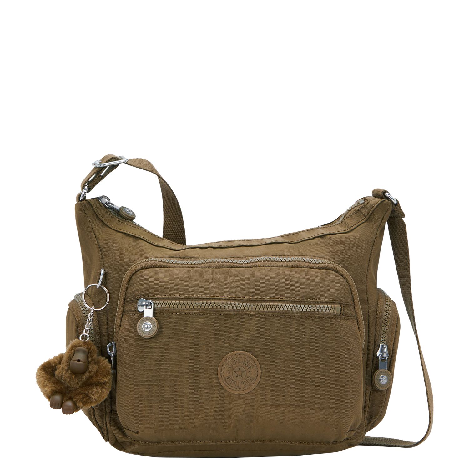Kipling Gabbie S crossbodytas khaki en groen