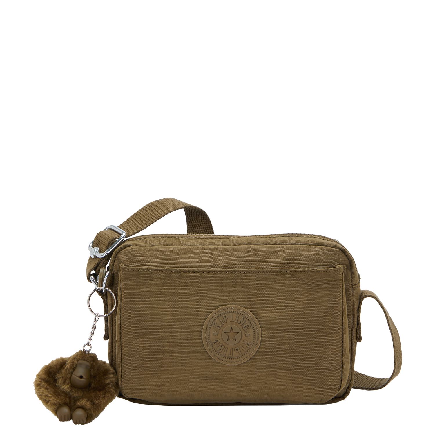 Kipling Abanu crossbodytas khaki en groen