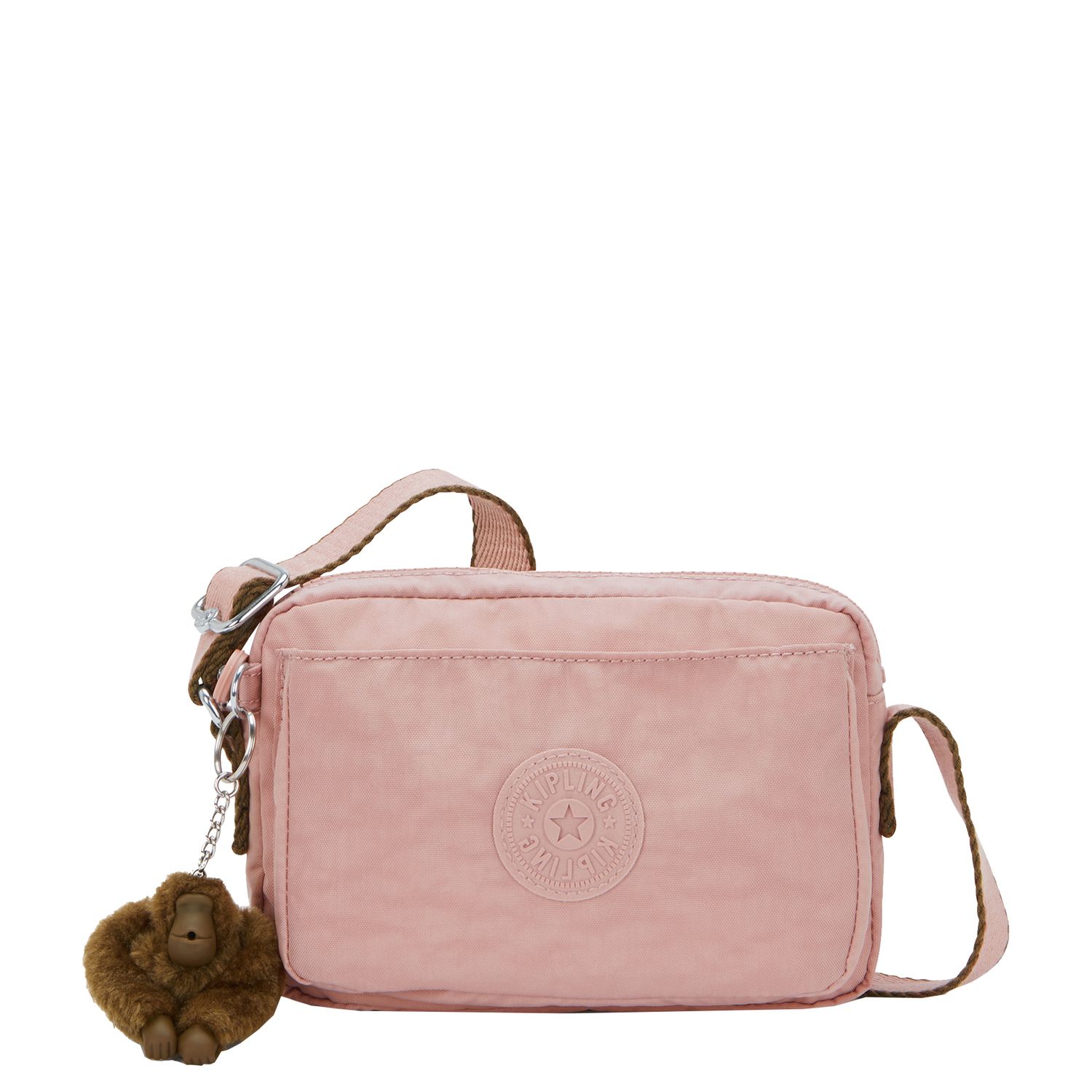 Kipling Abanu M crossbodytas roze