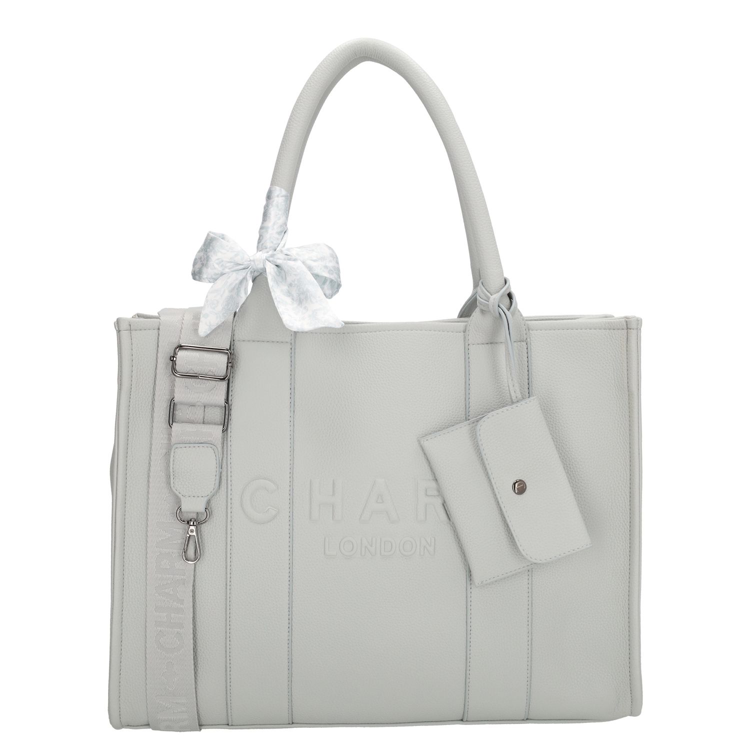 Charm London Bond Laptopbag lightblue schooltas damestas