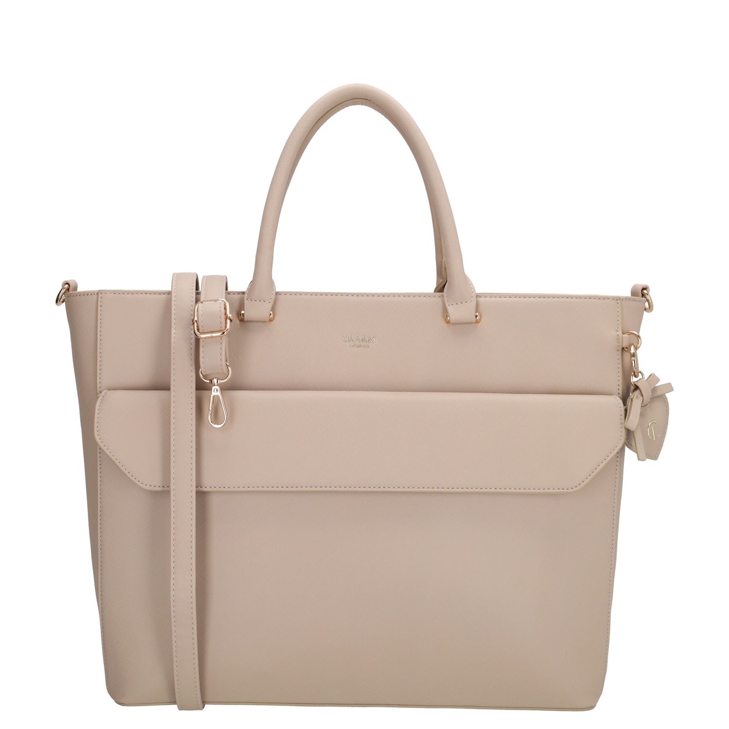 Charm London Cambridge Laptopbag lighttaupe