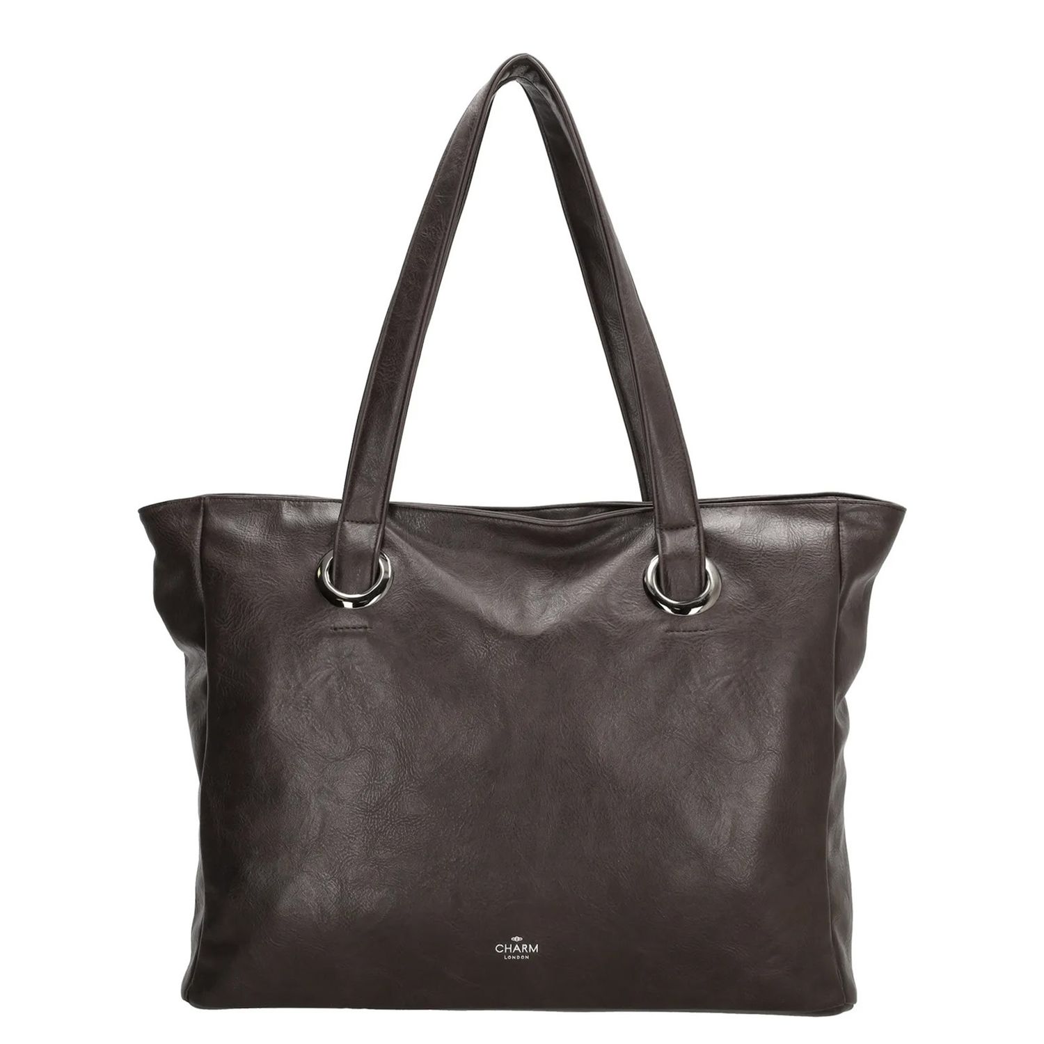 Charm London Liberty Laptoptas 173 inch (383x215 cm) - Donkerbruin