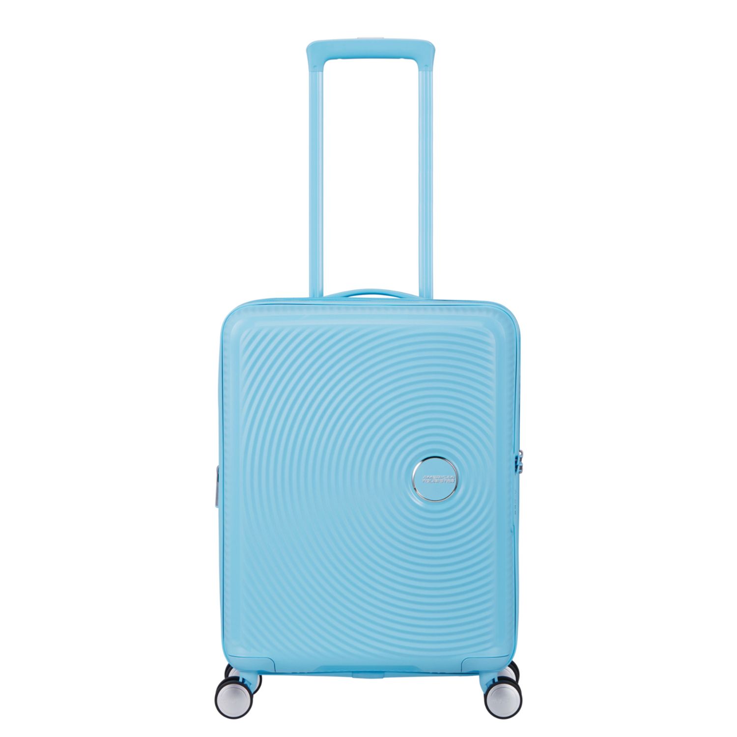 American Tourister Soundbox Spinners blauw