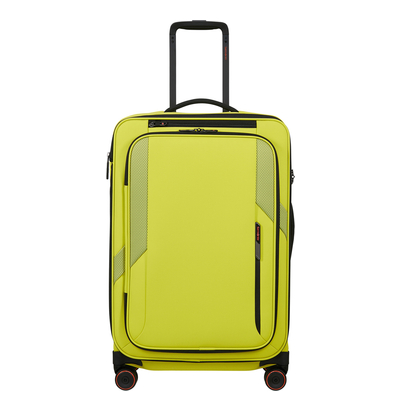 Samsonite Glazed Spinner 67 cm - Uitbreidbaar 83/94 liter - 67x44x30/33 cm - lime punch