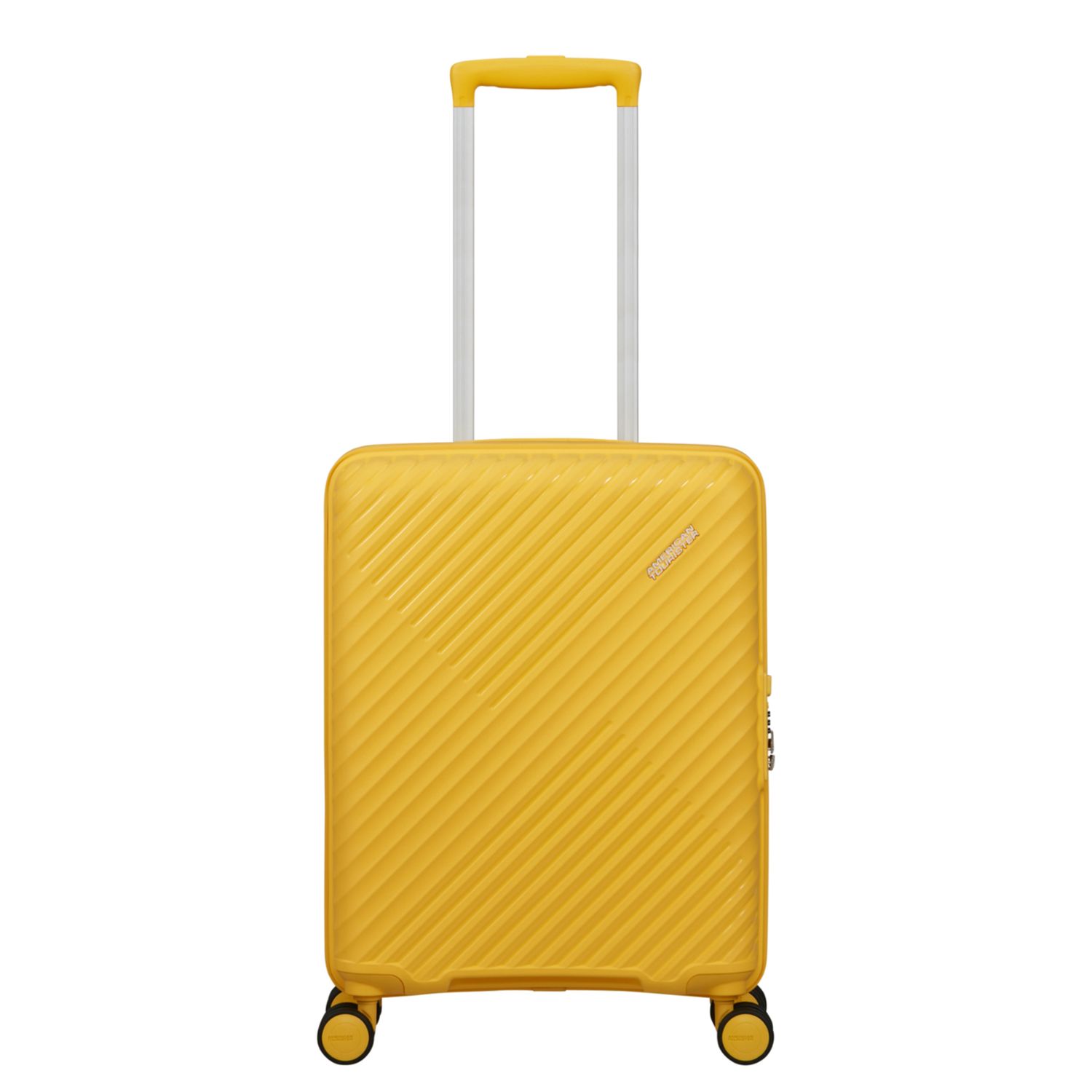 American Tourister Spinners geel