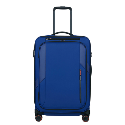 Samsonite Glazed Spinner 67 cm - Uitbreidbaar 83/94 liter - 67x44x30/33 cm - electric blue