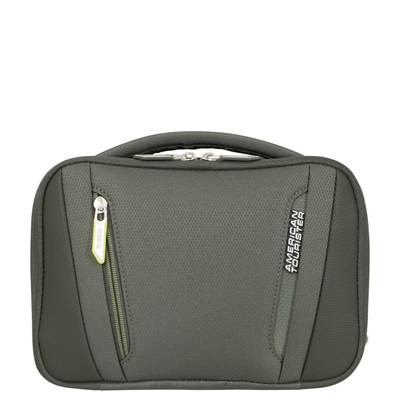 American Tourister Wanderlite Wash Bag - Uitbreidbaar 5/8 liter - 20x26x15/18 cm - dark khaki