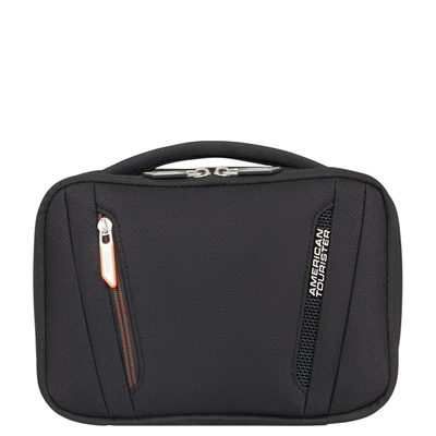American Tourister Wanderlite Wash Bag - Uitbreidbaar 5/8 liter - 20x26x15/18 cm - shadow black
