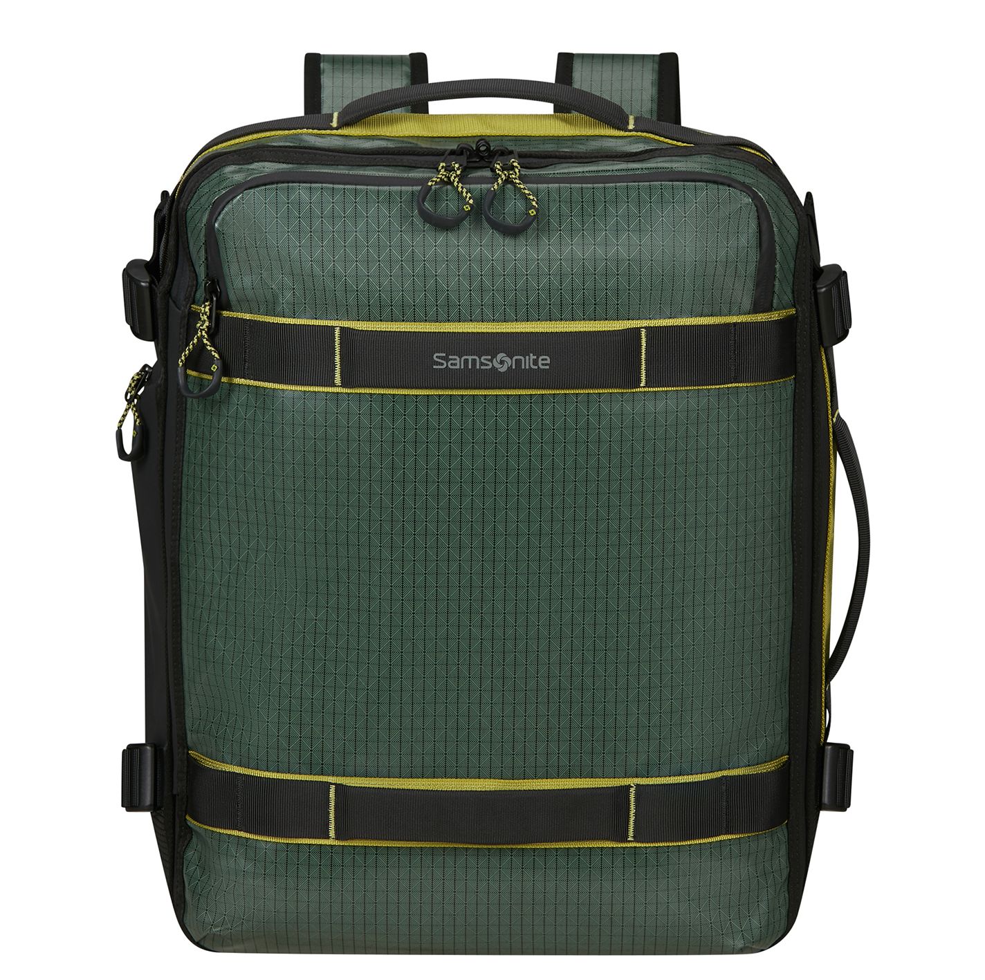 Samsonite Outtrax Underseat Backpack M - 34 liter - 45x36x20 cm - 17.3" laptopvak - forest green weekendtas handbagage