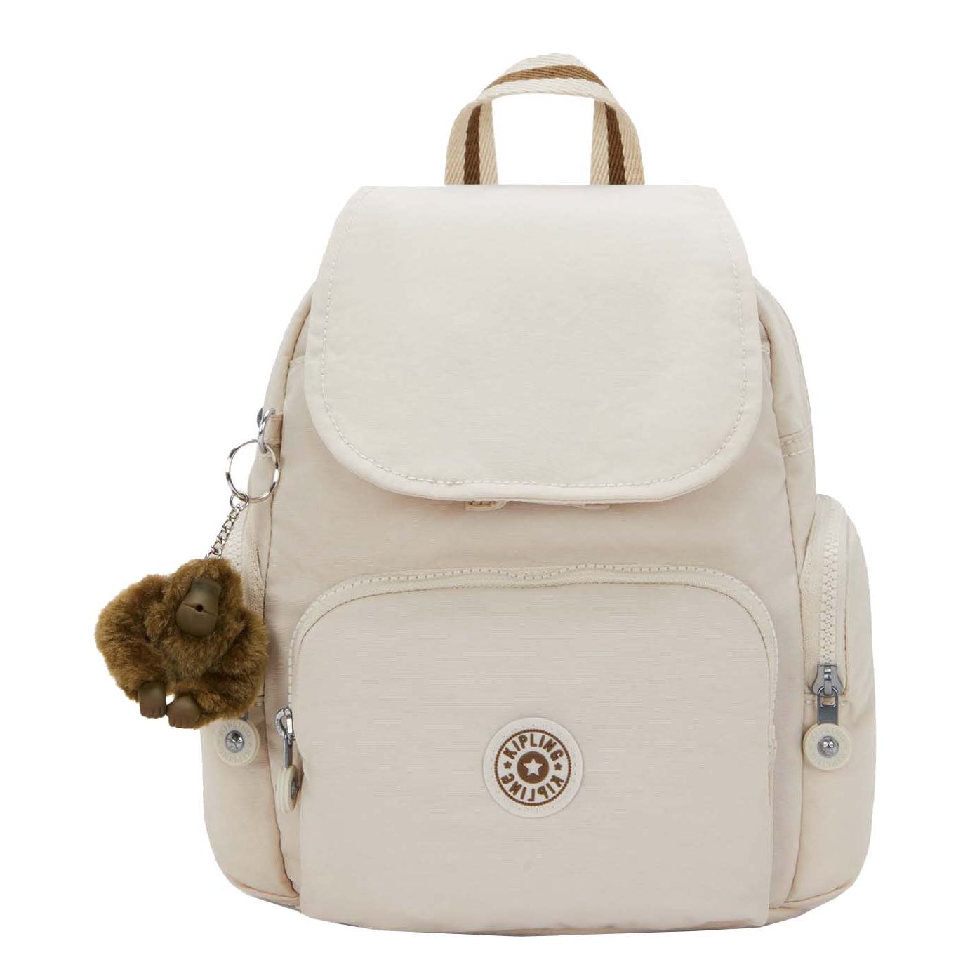 Kipling rugzak beige en bruin