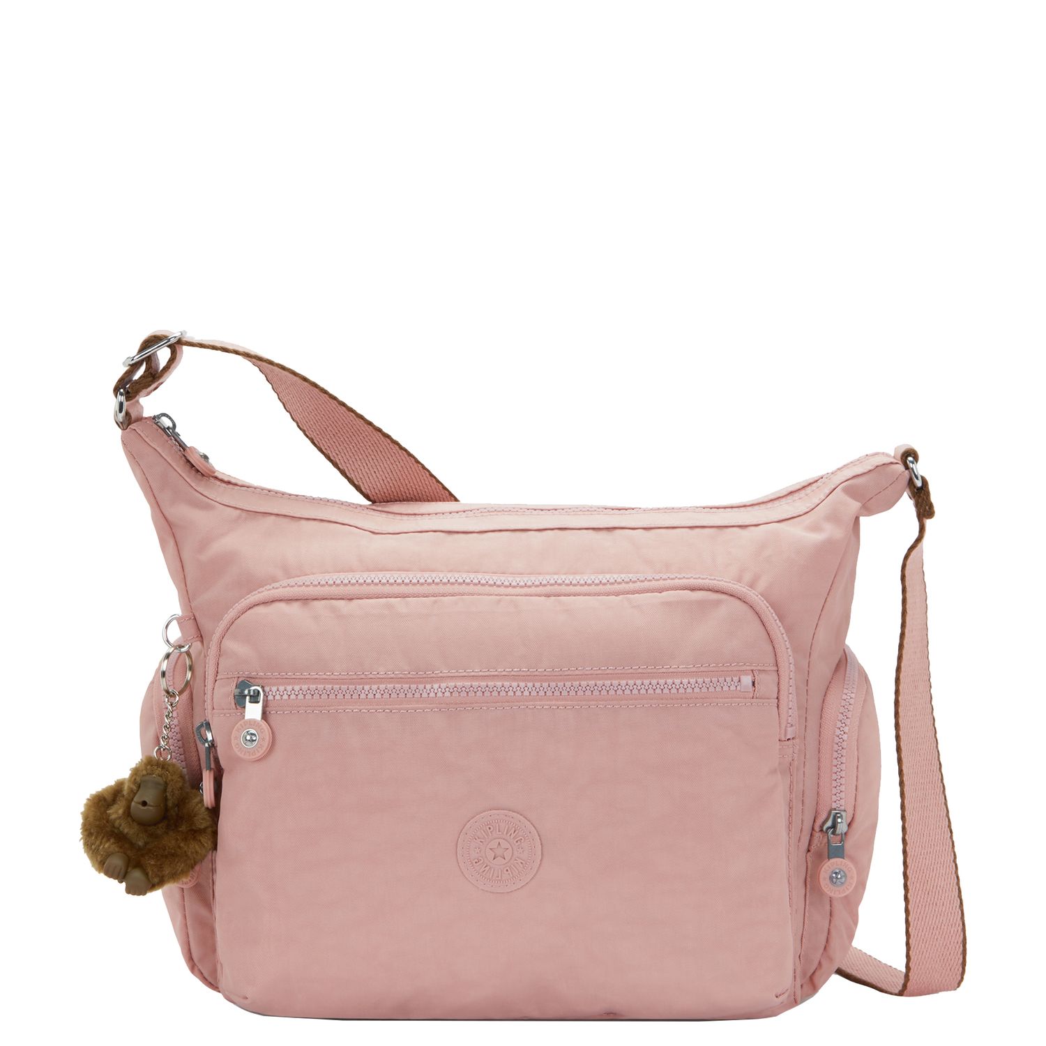 Kipling Gabbie schoudertas roze