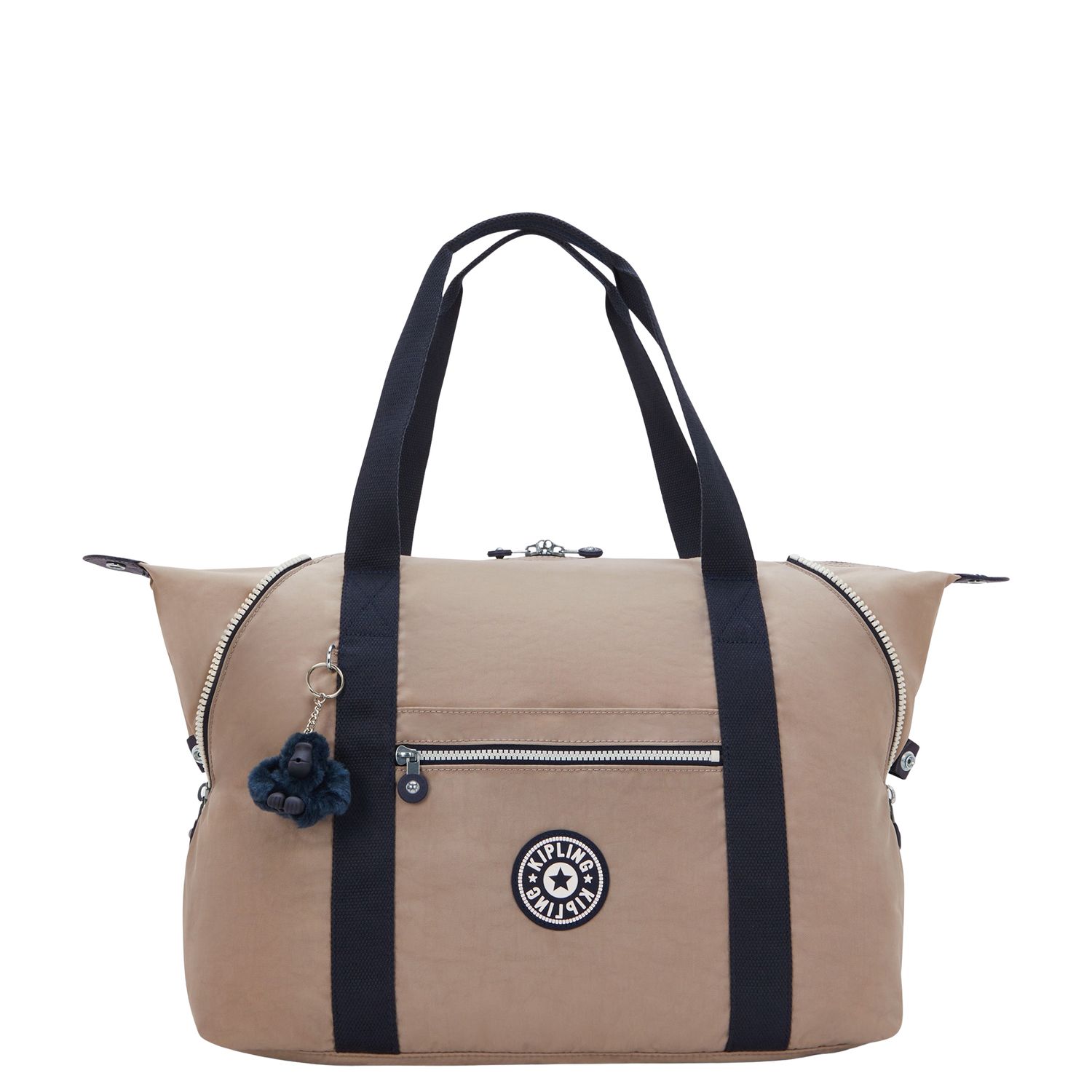 Kipling Art M reistas grijs en taupe
