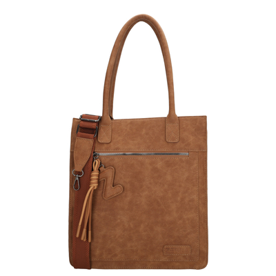 Zebra Trends Rosalyn Shopper bruin
