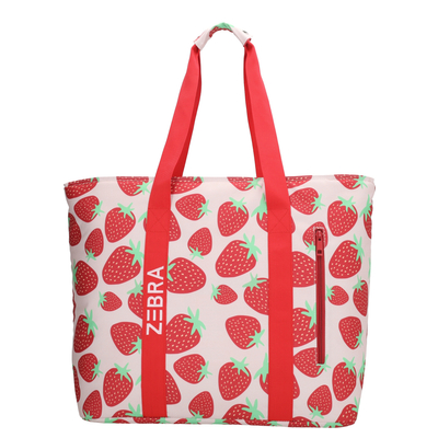 Zebra Trends Sally Schoudertas - met Koelvak - aardbei