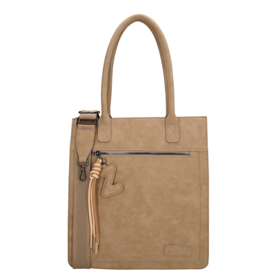 Zebra Trends Rosalyn Shopper zand