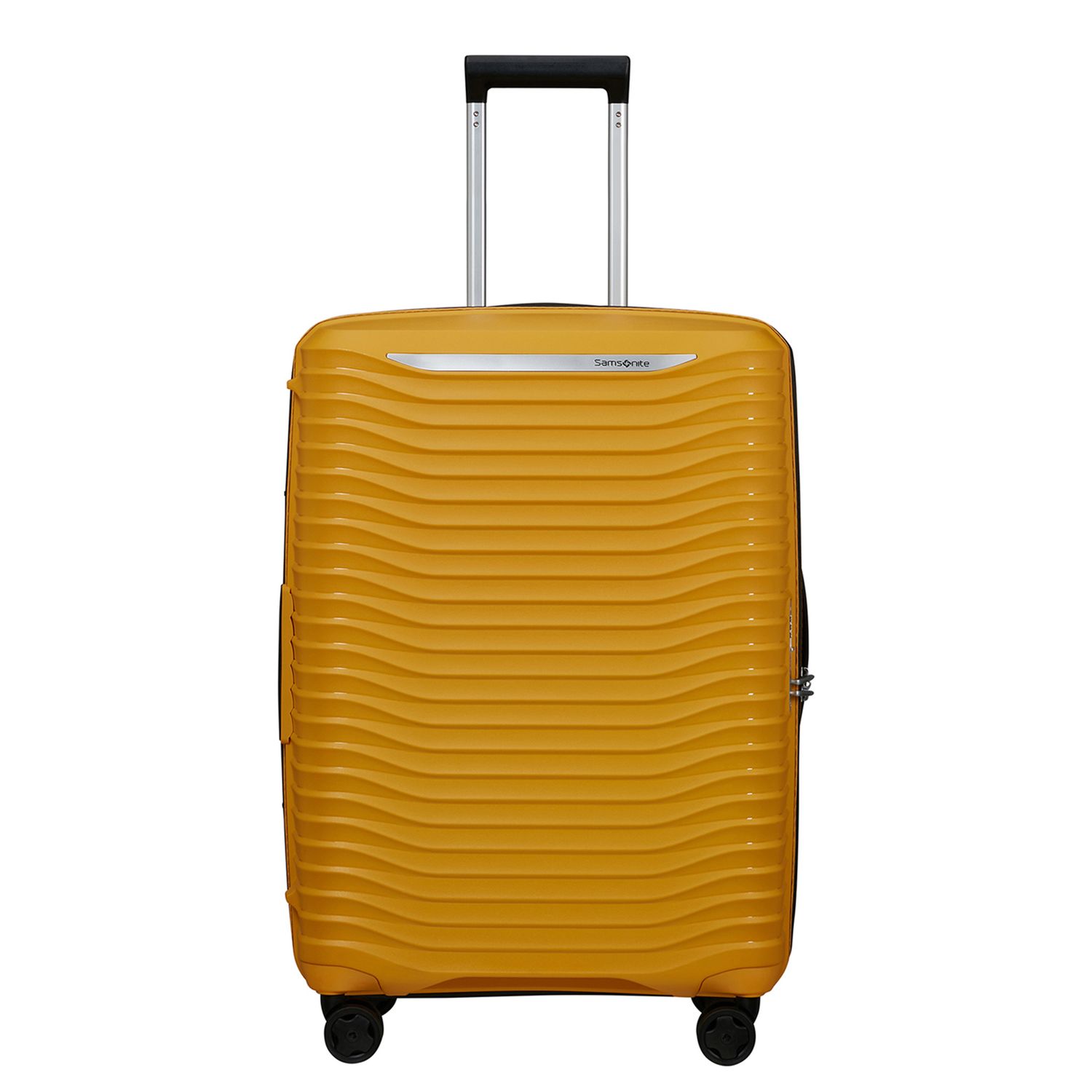 Samsonite Upscape Spinner 68 Expandable yellow Harde Koffer