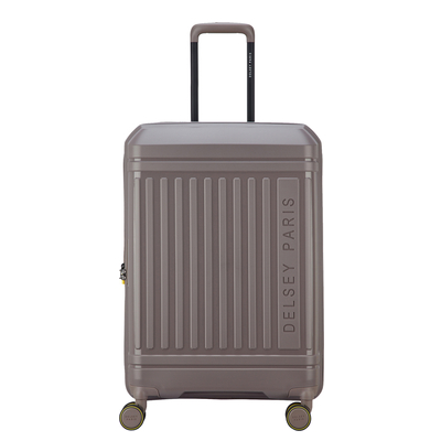 Delsey Lutece SE Spinner 69 cm - Uitbreidbaar 73/78 liter - 69x45x29/31 cm - bruin