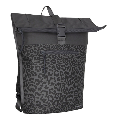 New Rebels Urban Leopard Rolltop Laptop Rugzak - 15.6" laptopvak - zwart