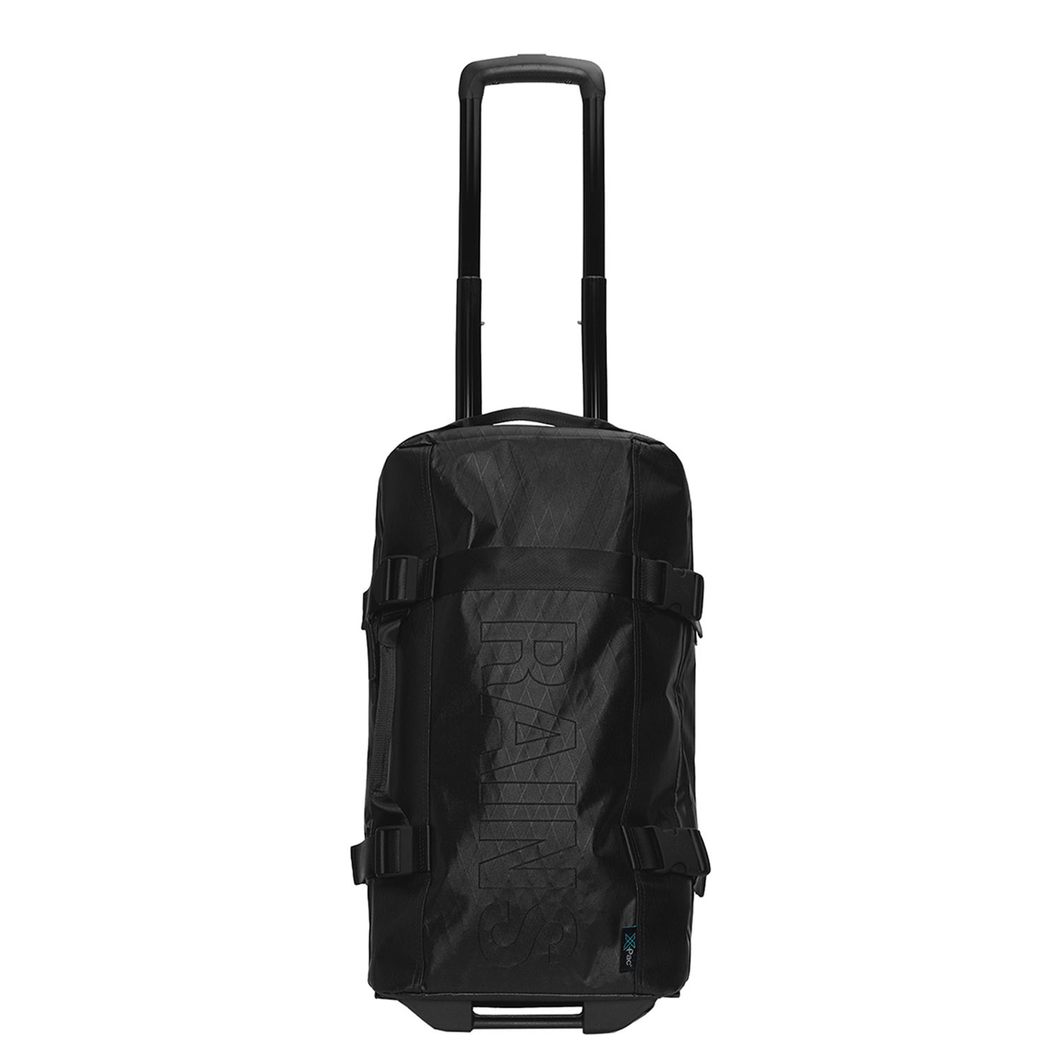 Rains TexXel Handbagage Reistas - 2 wielen - 35 liter - 55x31x20 cm - jet black