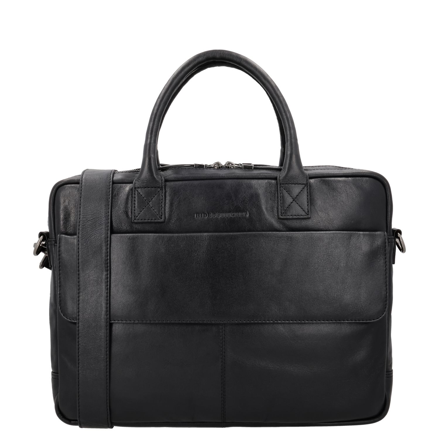 Hide & Stitches Porto Laptoptas - 15" laptopvak - zwart