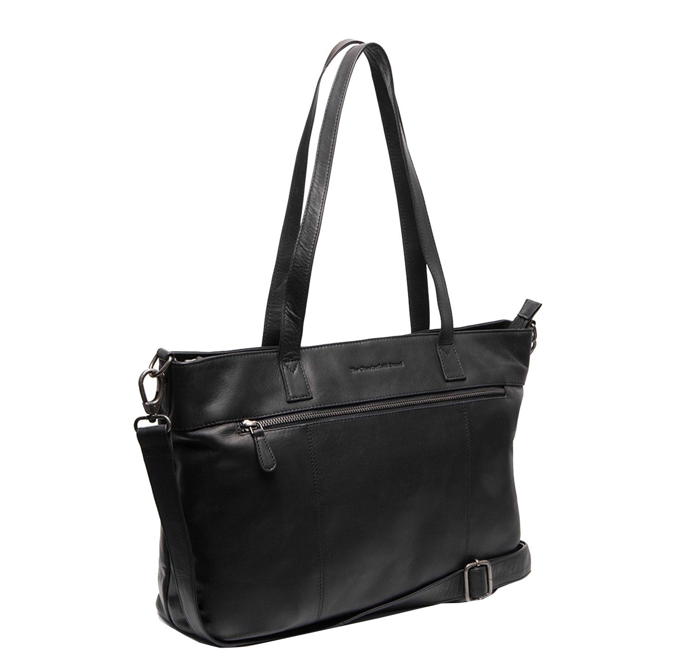The Chesterfield Brand Osira Shopper - met 15" laptopvak - met afneembare schouderriem - zwart