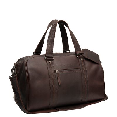 The Chesterfield Brand Volenza Weekendtas - 35 liter - met afneembare schouderriem - 28x46x27 cm - bruin