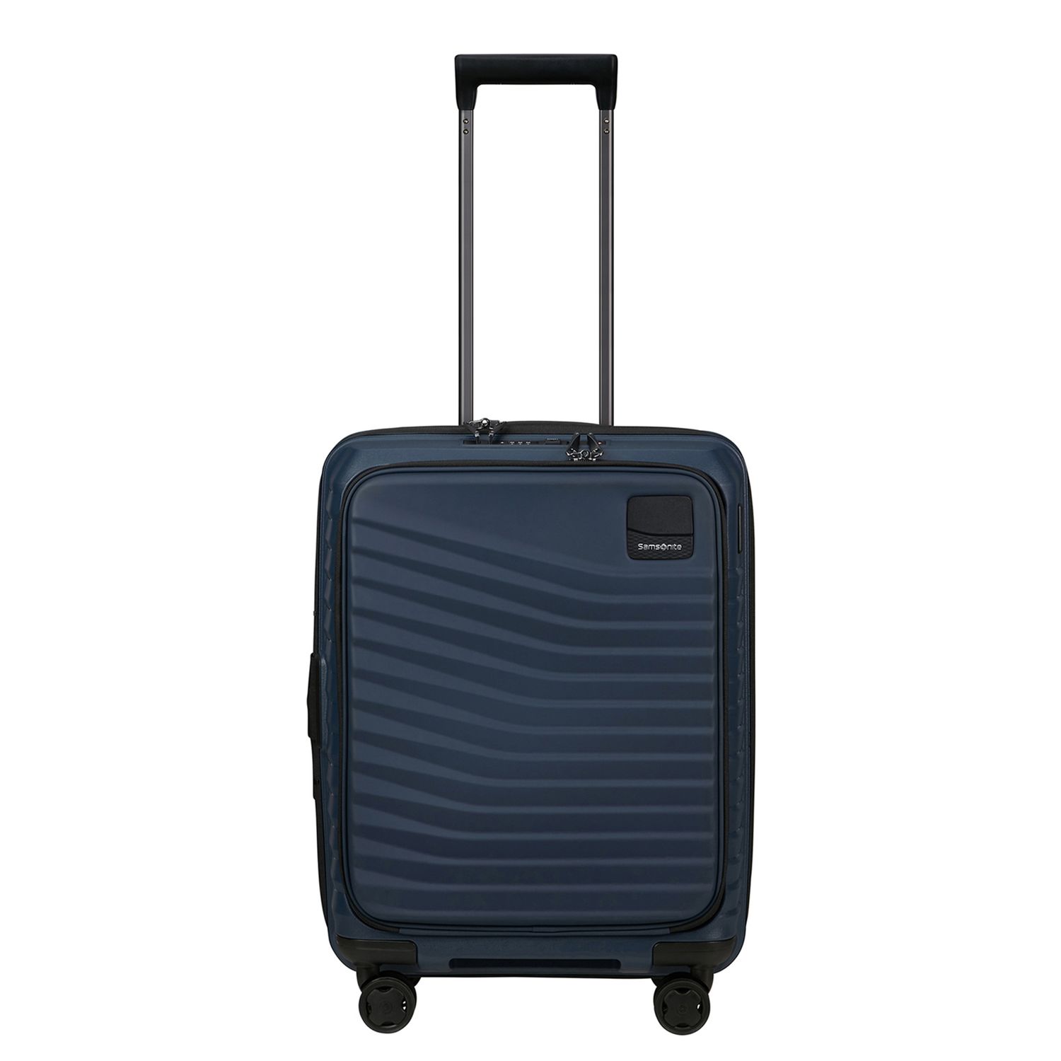 Samsonite Intuo Handbagage Spinner 55 cm - Uitbreidbaar 42/48 liter - met 15.6" laptop-voorvak - 55x40x20/23 cm - blue nights