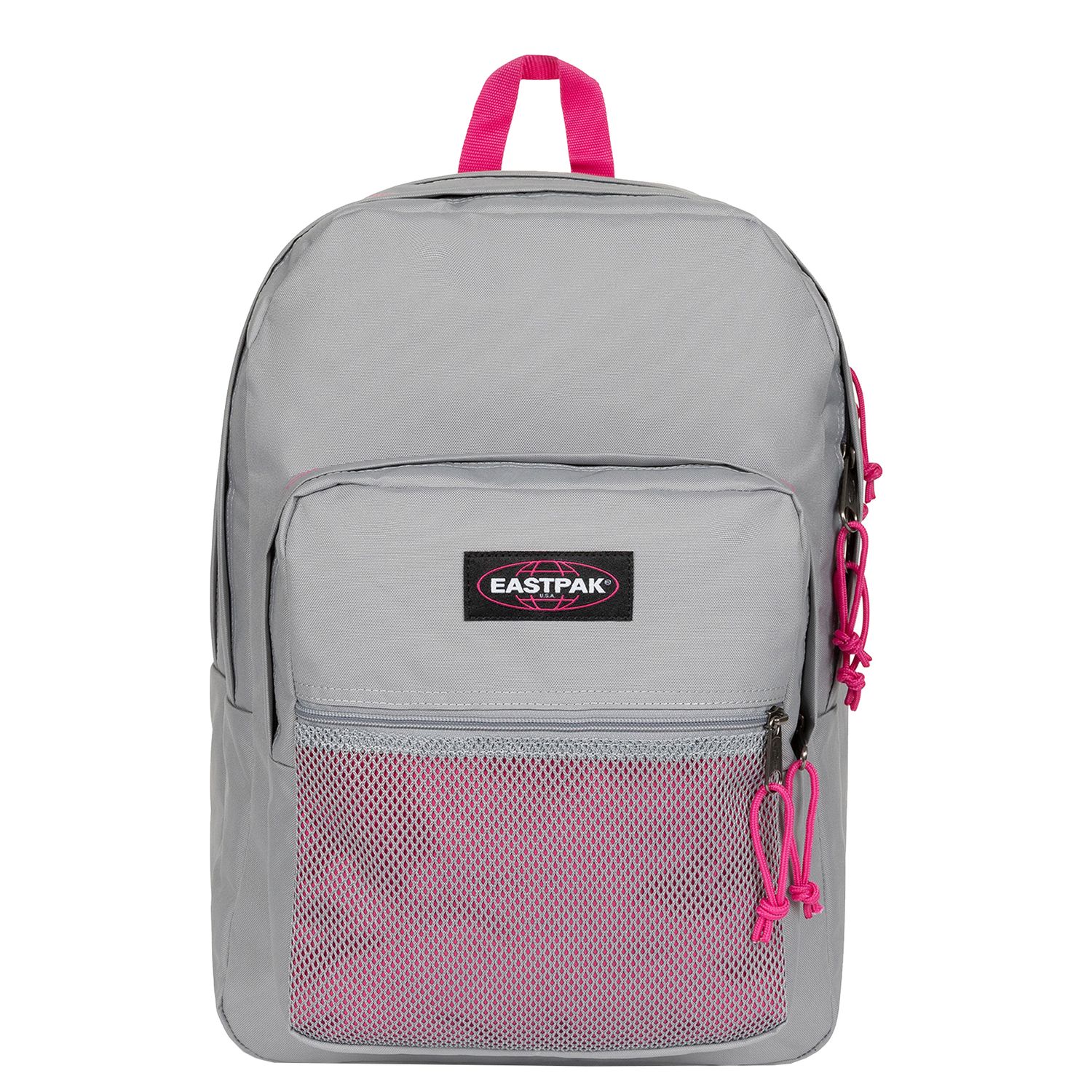 Eastpak Pinnacle rugzak grijs en roze