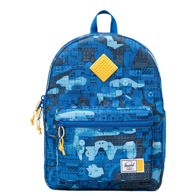 Herschel Supply Co. X LEGO Heritage Kinderruzak abstract bricks blue
